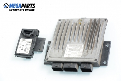 ECU incl. card and reader for Renault Scenic II 1.5 dCi, 101 hp, 2005 № Delphi 8200334419 /  8200414354