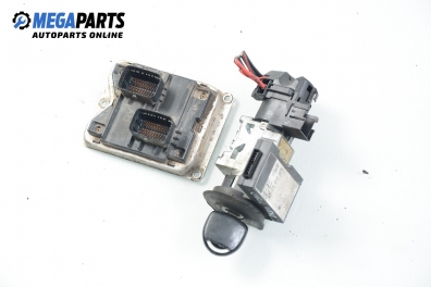 ECU incl. ignition key and immobilizer for Opel Corsa B 1.0 12V, 54 hp, 3 doors, 2000  № Bosch 0 261 204 058