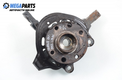 Knuckle hub for Opel Corsa C 1.7 DI, 65 hp, hatchback, 5 doors, 2001, position: front - right