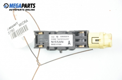 Sensor airbag für Nissan Micra (K12) 1.2 16V, 65 hp, 3 türen, 2005 № 0285003019