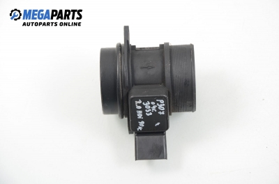 Air mass flow meter for Peugeot 307 2.0 HDI, 90 hp, station wagon, 2004 № Siemens 5WK9 621