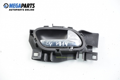 Inner handle for Citroen C4 Picasso 2.0 HDi, 136 hp automatic, 2007, position: front - right № 96555516VD