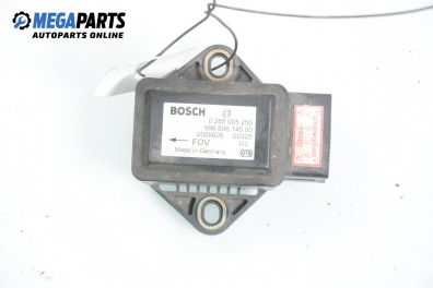 ESP sensor for Porsche Boxster 986 2.7, 220 hp, cabrio automatic, 2001 № Bosch 0 265 005 250 / 996.606.145.00