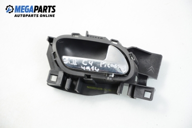 Inner handle for Citroen C4 Picasso 2.0 HDi, 136 hp automatic, 2007, position: rear - right № 96555516VD