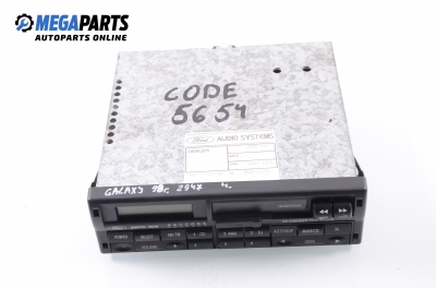 Cassette player for Ford Galaxy 2.3 16V, 146 hp automatic, 1998 code 5654
