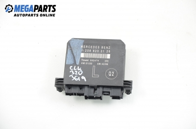 Door module for Mercedes-Benz CLK-Class 208 (C/A) 3.2, 218 hp, coupe automatic, 1999, position: left № A 208 820 21 26