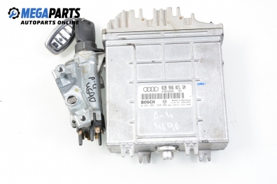 ECU incl. ignition key for Audi A4 (B5) 1.9 TDI, 110 hp, station wagon, 1997 № Bosch 0281 001 660