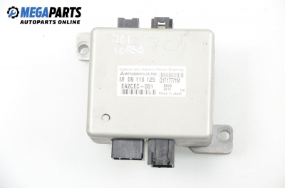 Electric steering module for Opel Corsa C 1.7 DTI, 75 hp, hatchback, 5 doors, 2001 № GM 09 115 125