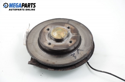 Knuckle hub for Peugeot 307 1.6 HDi, 90 hp, hatchback, 5 doors, 2005, position: rear - left