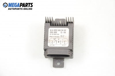 Fan control module for Mercedes-Benz CLK-Class 208 (C/A) 3.2, 218 hp, coupe automatic, 1999 № A 025 545 59 32