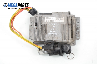 ECU incl. ignition key and immobilizer for Renault Megane 1.6, 90 hp, sedan, 2000 № HOM7700860319