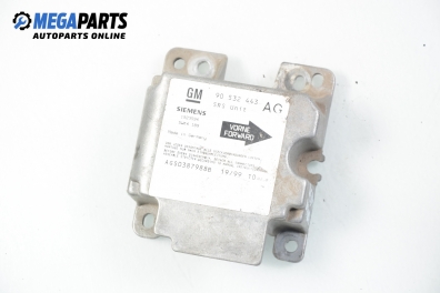 Airbag module for Opel Corsa B 1.2 16V, 65 hp, 1999 № GM 90 582 443