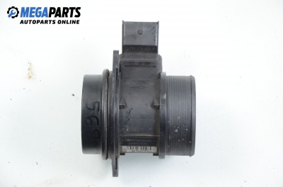 Air mass flow meter for Peugeot 306 2.0 HDi, 90 hp, hatchback, 5 doors, 2001 № Siemens 5WK9 621