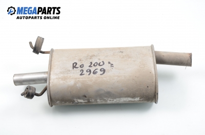 Hinterer schalldämpfer for Rover 200 1.6, 112 hp, hecktür automatic, 1999
