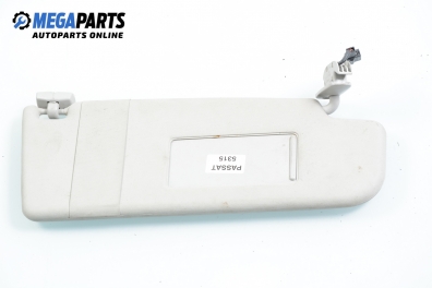 Sun visor for Volkswagen Passat (B5; B5.5) 2.0, 115 hp, sedan automatic, 2001, position: right