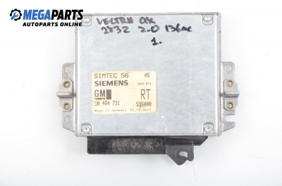ECU for Opel Vectra B 2.0 16V, 136 hp, station wagon, 1997 № GM 90 464 731