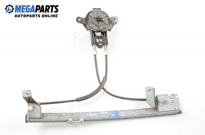 Macara geam cu acționare manuală pentru Citroen Saxo 1.0, 45 cp, 5 uși, 1999, poziție: stânga - spate