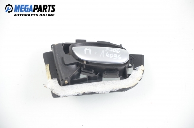 Inner handle for Peugeot 206 2.0 HDi, 90 hp, station wagon, 2002, position: front - left