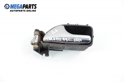Inner handle for Seat Toledo 1.6, 101 hp, hatchback, 1999, position: rear - left
