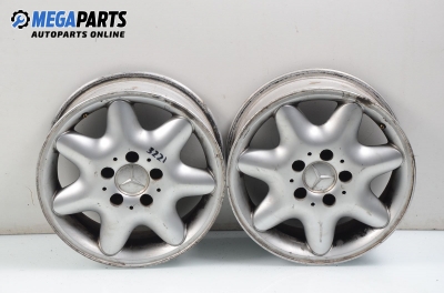 Alloy wheels for Mercedes-Benz 124 (W/S/C/A/V) (1984-1997) 15 inches, width 6, ET 31 (The price is for the set)