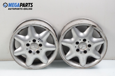 Alufelgen für Mercedes-Benz 124 (W/S/C/A/V) (1984-1997) 15 inches, breite 6, ET 31 (Preis pro set angegeben)