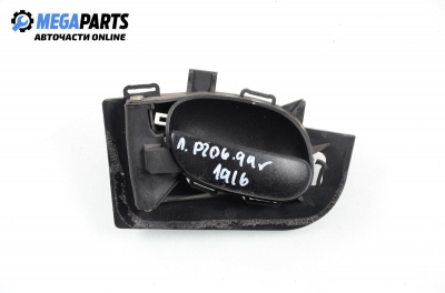 Inner handle for Peugeot 206 2.0 S16, 136 hp, 3 doors, 1999, position: left