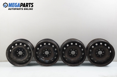 Steel wheels for Citroen Xsara Picasso (1999-2010) 15 inches, width 6 (The price is for the set)