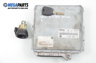 ECU incl. ignition key for BMW 5 (E39) 2.5 TDS, 143 hp, sedan, 1997 № Bosch 0 281 001 373