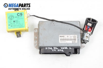 ECU incl. ignition key and immobilizer for Alfa Romeo 146 1.4 16V T.Spark, 103 hp, 5 doors, 1997 № Bosch 0 261 204 481
