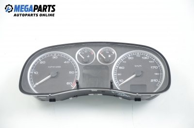 Instrument cluster for Peugeot 307 2.0 HDi, 90 hp, hatchback, 5 doors, 2000 № P9636708880 C 03