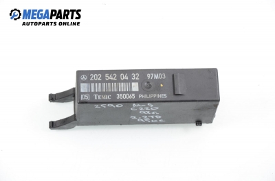 Lights module for Mercedes-Benz C W202 2.2 D, 95 hp, station wagon automatic, 1997 № 202 542 04 32