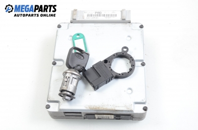 ECU incl. ignition key and immobilizer for Ford Escort 1.6 16V, 88 hp, hatchback, 5 doors, 1999 № 98AB-12A650-BDC