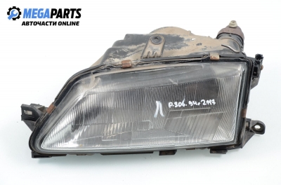 Headlight for Peugeot 306 1.8, 101 hp, hatchback, 5 doors, 1994, position: left