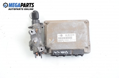 ECU incl. ignition key for Volkswagen Golf IV 1.6, 100 hp, 3 doors, 1999 № Siemens 5WP4441