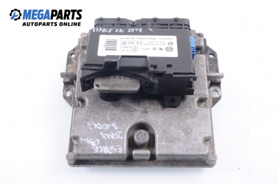 ECU incl. card and reader for Renault Espace IV 3.0 dCi, 177 hp automatic, 2003 № 897380 4220