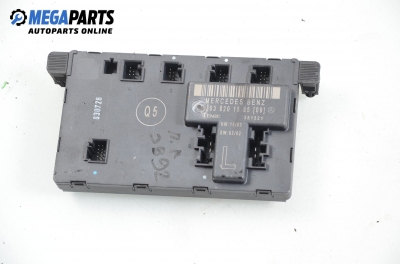 Door module for Mercedes-Benz C-Class 203 (W/S/CL) 2.2 CDI, 150 hp, station wagon, 2004, position: front - left № A 203 820 15 85