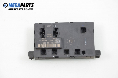 Door module for Mercedes-Benz C-Class 203 (W/S/CL) 2.2 CDI, 143 hp, coupe automatic, 2003, position: left № A 203 820 14 85