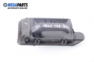 Inner handle for Peugeot 106 1.0, 50 hp, 3 doors, 1993, position: left