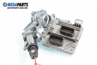 ECU mit zündschlüssel für Opel Zafira B 1.6, 105 hp, 2006 № Delphi 55561172