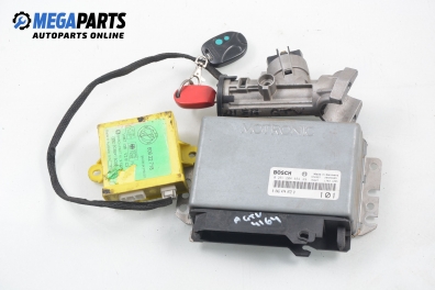 ECU mit zündschlüssel und wegfahrsperre für Alfa Romeo GTV 2.0 16V T.Spark, 150 hp, 1997 № Bosch 0 261 204 484