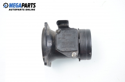 Air mass flow meter for Volkswagen Golf IV 1.6, 100 hp, 3 doors, 1999 № Hitachi AFH60-10C