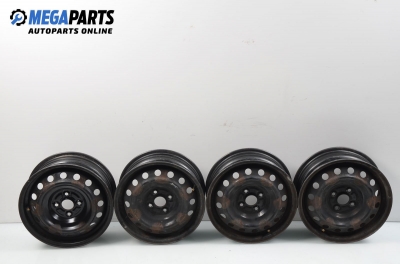 Steel wheels for Toyota Yaris (2005-2013) 15 inches, width 5.5 (The price is for the set)