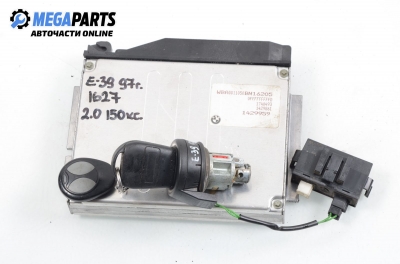 ECU incl. ignition key and immobilizer for BMW 5 (E39) 2.0, 150 hp, sedan, 1997 № 1429959