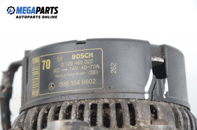 Alternator for Mercedes-Benz 124 (W/S/C/A/V) 2.0, 118 hp, station wagon, 1992 № Bosch 0 120 485 022