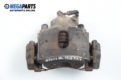 Caliper for Toyota Avensis 2.0 TD, 90 hp, station wagon, 2000, position: front - left