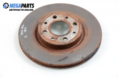 brake disc for Fiat Palio 1.2, 73 hp, station wagon, 1999, position: front