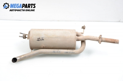 Muffler for Fiat Palio 1.2, 73 hp, station wagon, 1999, position: rear
