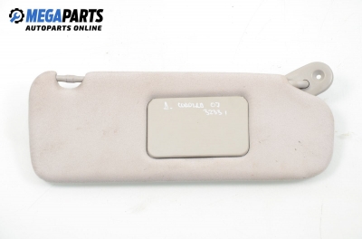 Sonnenblende für Toyota Corolla (E120; E130) 1.6 VVT-i, 110 hp, hecktür, 5 türen, 2007, position: rechts