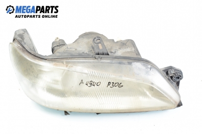 Headlight for Peugeot 306 1.9 D, 69 hp, hatchback, 5 doors, 1999, position: right