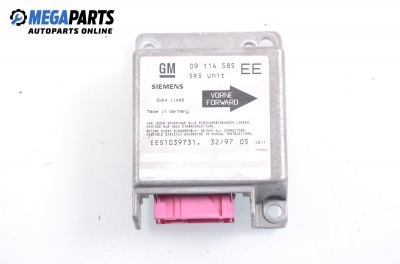 Airbag module for Opel Corsa B 1.2, 45 hp, 1997 № GM 09 114 585